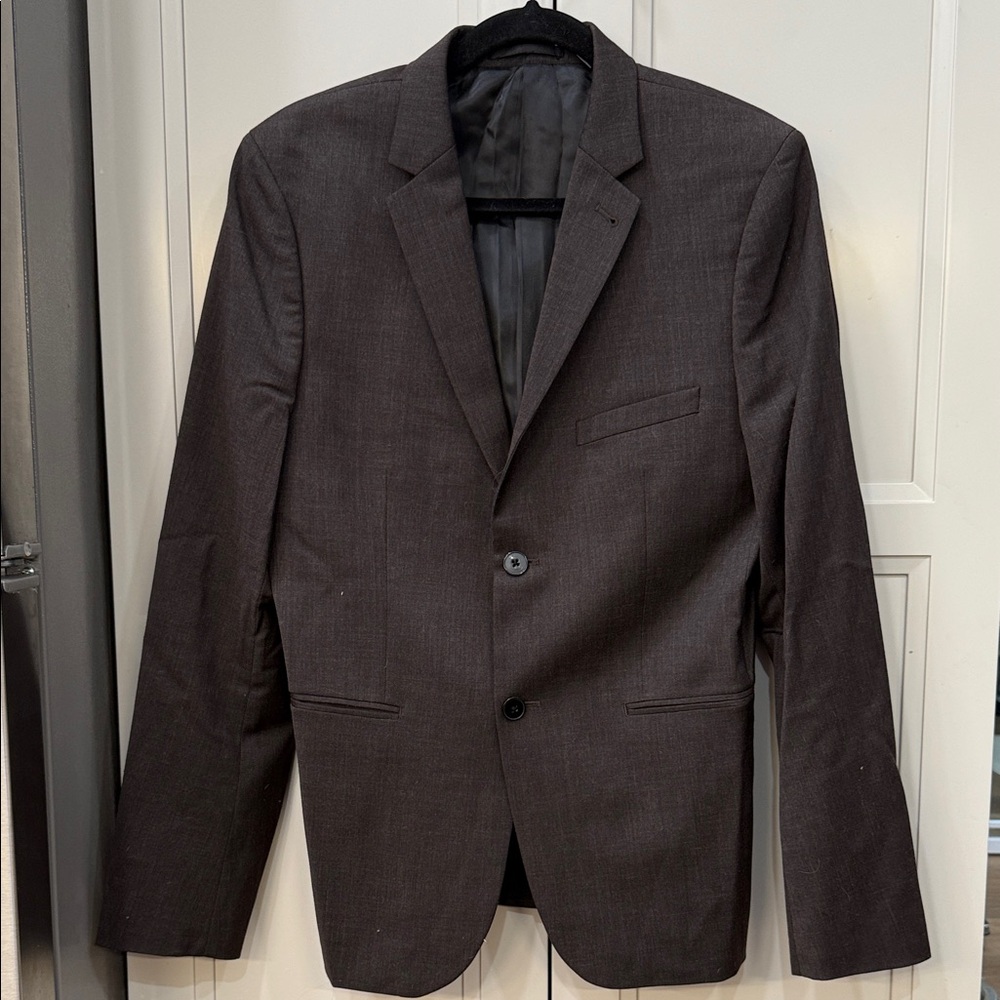 Classic Guess Men's Blazer in Dark Brown